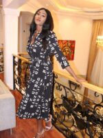 Loreta Printed Midaxi Shirt Dress