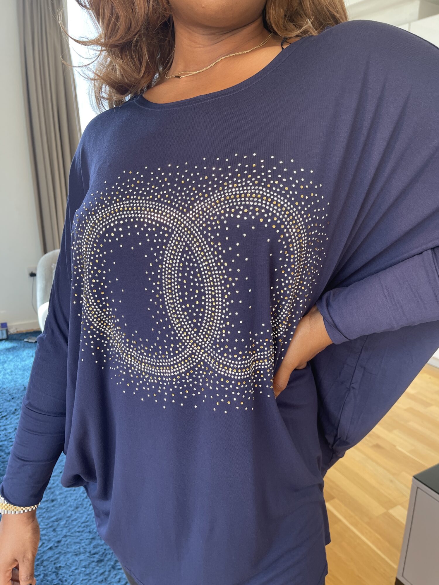 Circle Diamante Top